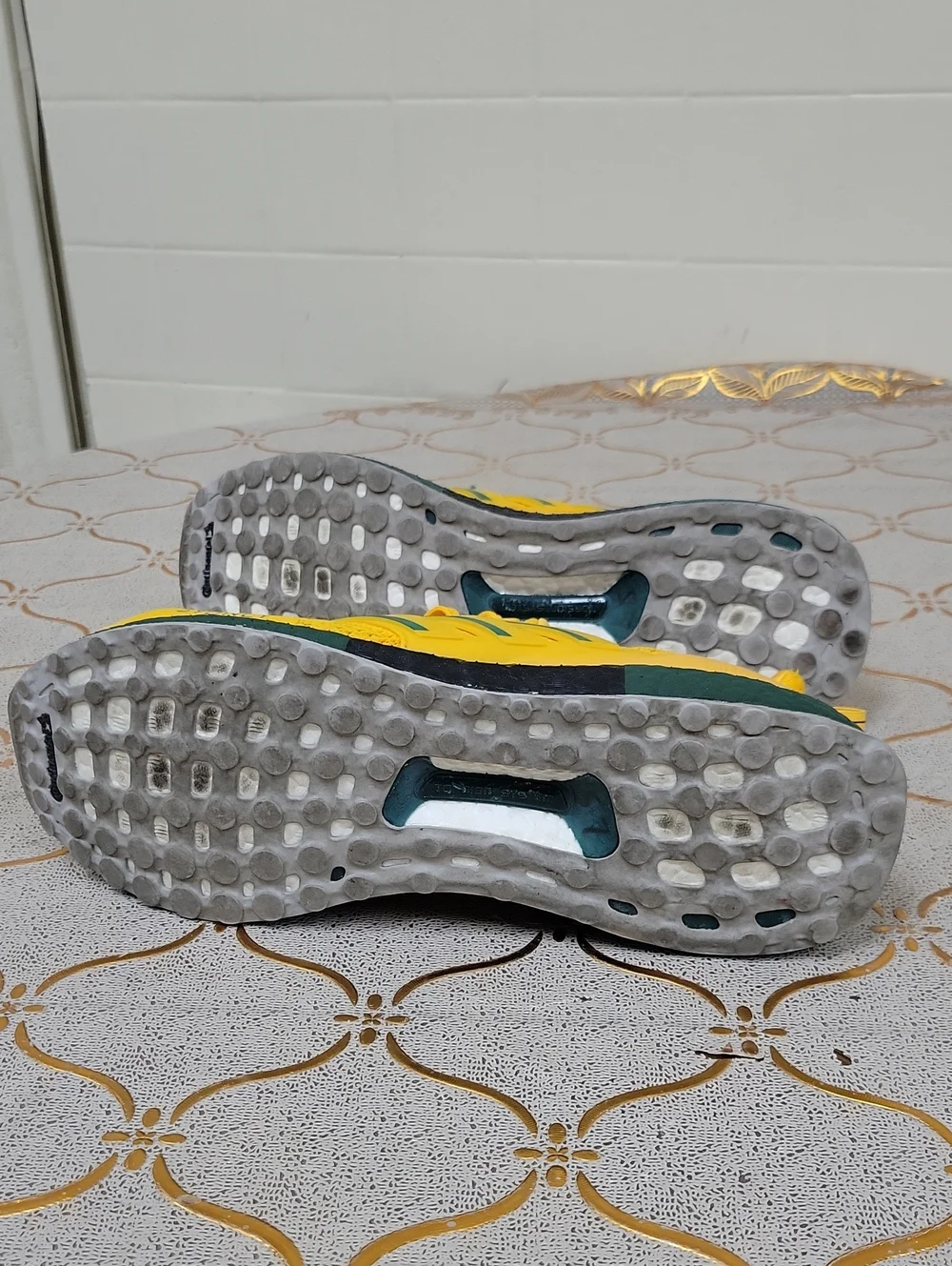 adidas Kids Bright Yellow Athletic Sneakers